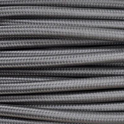 Ретро провод декоративный круглый Villaris 2x0,75, серый