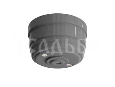 Коробка распределительная Мезонин, коллекция Усадьба D80, пласт, c подъемной рамкой, серый