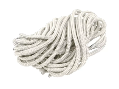 Ретро шнур Мезонин из п/э нити для фиксации проводов на изоляторах, белый