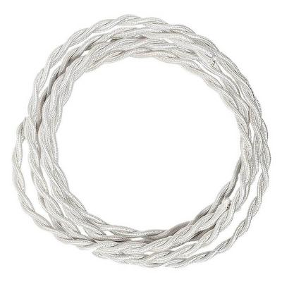 Ретро провод витой Salvador, марки ПВОнг, молоко