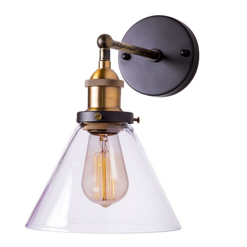 Качественная картинка LOFT IT Бра  1x60W Цоколь E27  материал основани: Металл; материал плафона: Стекло; цвет основания: 