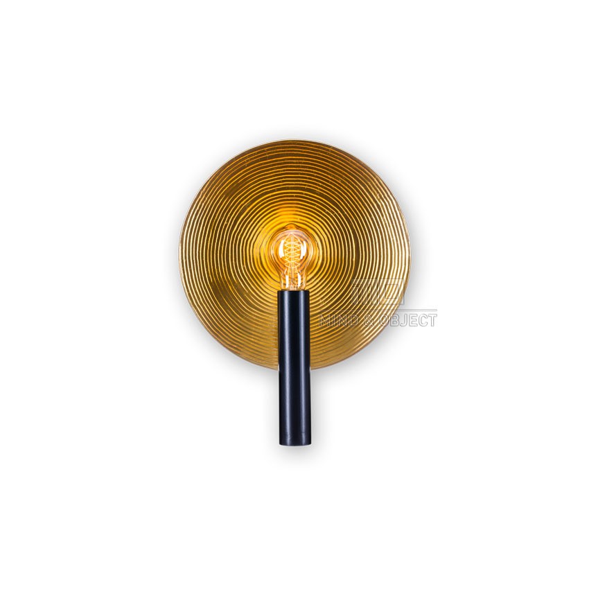 Качественная картинка Дизайнерский светильник Бра "Чаша" D 30 мм, Sun Lumen, золотой, арт. 091-107