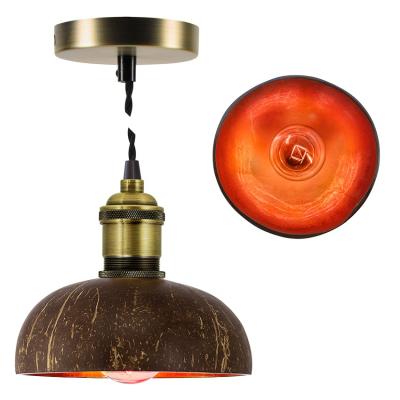 Плафон - кокос SunLumen BALI D130 Orange