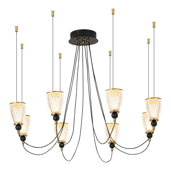 Качественная картинка Люстра подвесная Lussole LGO LSP-4019