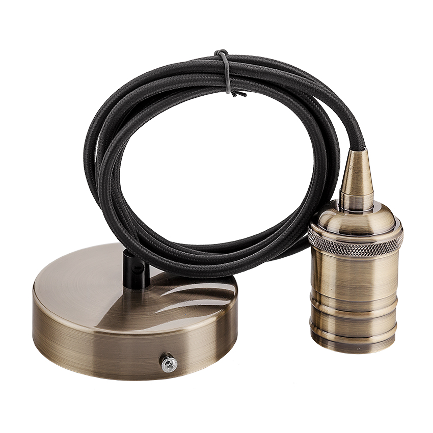 Качественная картинка Подвес потолочный Sun Lumen, E27, длина 70, бронза (арт. 056-649)