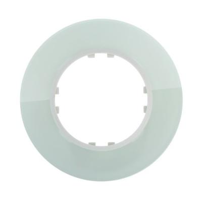 Рамка LKstudio, серия Vintage, круглая, 1 пост, светлое стекло