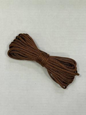 Ретро шнур Мезонин из п/э нити для фиксации проводов на изоляторах, бронза
