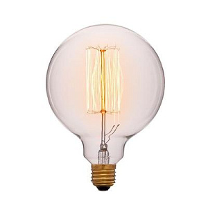 Лампочка Sun Lumen G125, E27, 60W, прозрачная (арт. 052-313a)