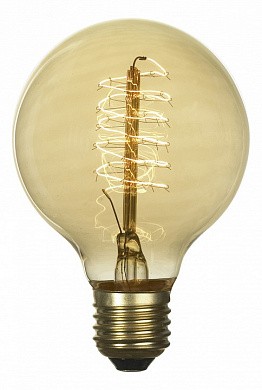 Качественная картинка Лампочка Эдисона Lussole  Loft GF-E-7125, накаливания, E27, золотая (арт. GF-E-7125)